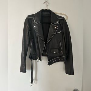 Theory leather jacket - new!